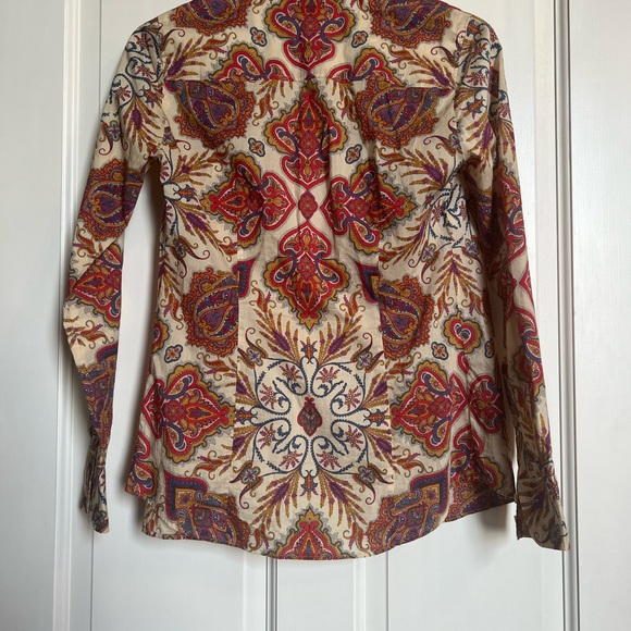 J Crew Liberty Perfect Paisley Shirt - Picture 4 of 7